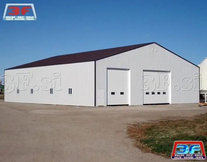 3F Skladiščni šotor | Prireditveni šotor | Industrijski šotor | Montažna hala | garaža