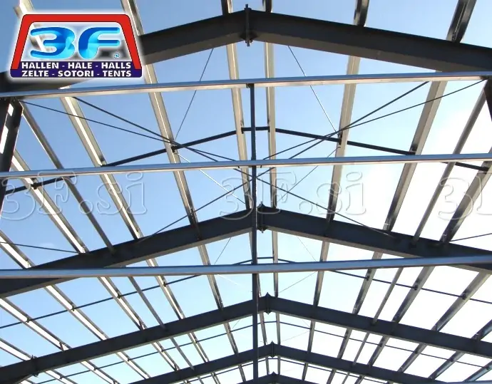 3F Skladiščni šotor | Prireditveni šotor | Industrijski šotor | Montažna hala | garaža