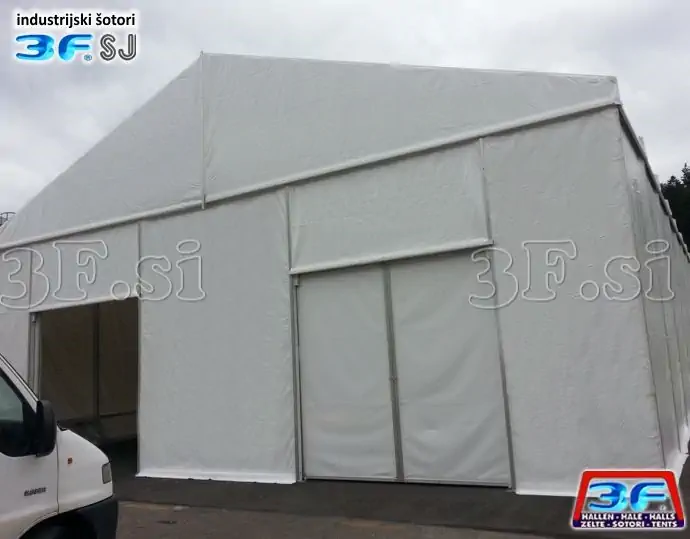 3F Skladiščni šotor | Prireditveni šotor | Industrijski šotor | Montažna hala | garaža