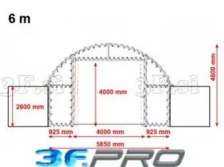 3F šotor | hala | garaža